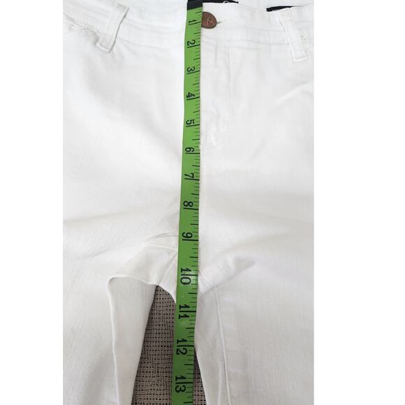 Gloria Venderbuilt White Denmin Vintage "Monroe" Bermuda Shorts Women's Size 4 - Picture 4 of 12